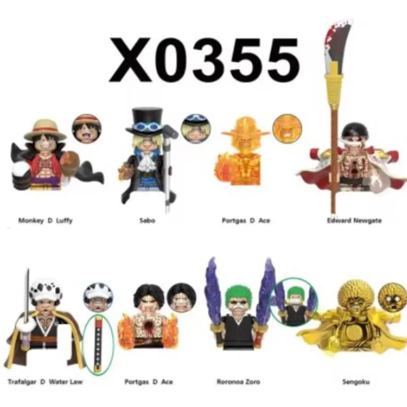 Anime Character Figurine Mini Robot Gift for Kids - Multiple Colors