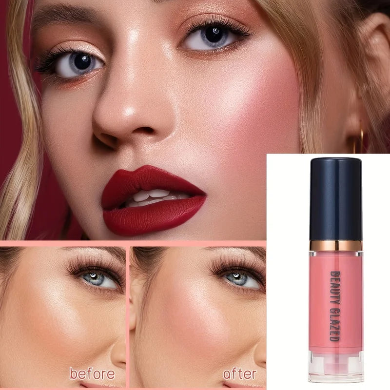4-Piece Makeup Set Primer Concealer Liquid Foundation & Blush Waterproof Face Makeup Kit