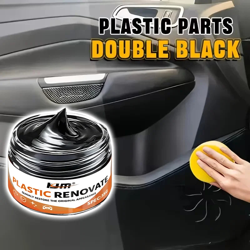 Car Surface Polishing Wax - Restores Faded Paint Waterproof Coating for Plastic & Tires