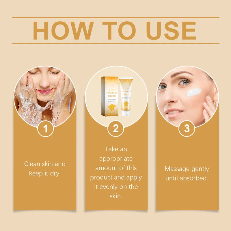 Aloe Propolis Moisturizing Face Cream for Anti-Aging & Brightening - 113g