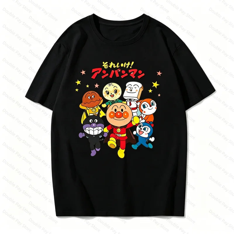 Unisex Short Sleeve Graphic T-Shirt Summer Tops Casual Streetwear