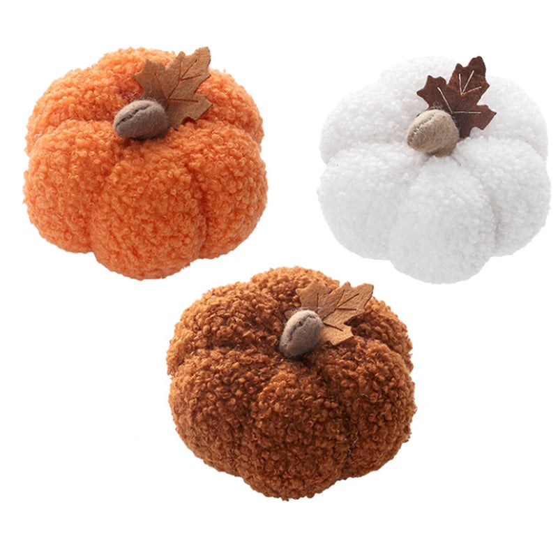 Halloween Pumpkin Ornament - Simulation Home Decor for Holiday Festivities