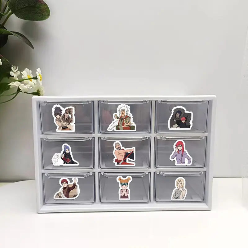 Naruto Jiraiya Q Version Cartoon Kawaii Sticker Pack - 70pcs DIY Decor