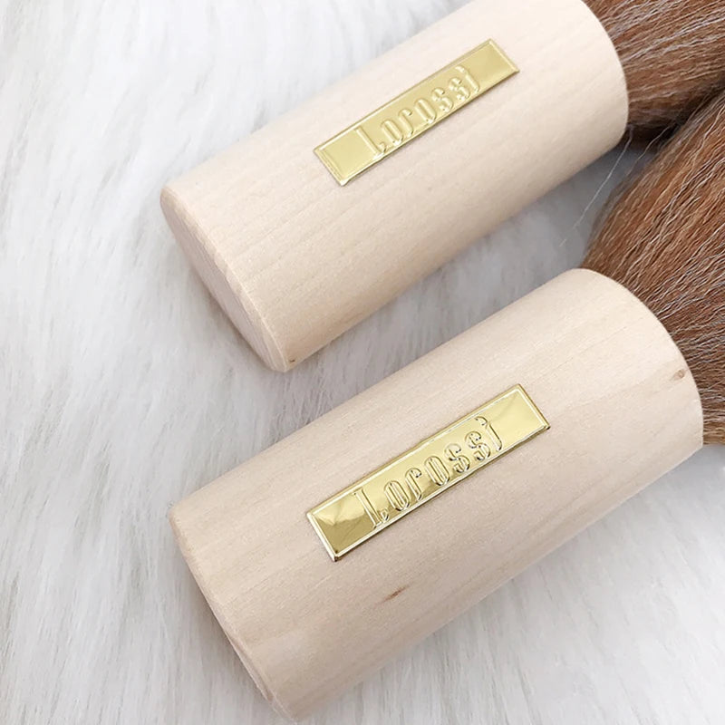 Nail Dust Brush with Wooden Handle for Nail Art and Dust Removal