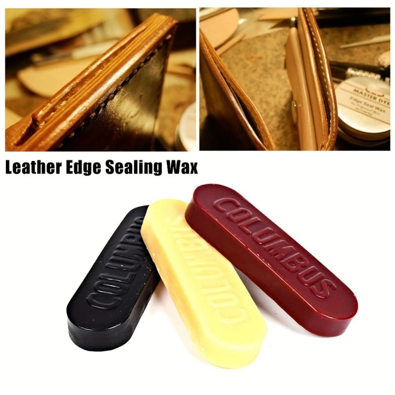 Leather Edge Wax for Polishing & Finishing - Edging Tool for Leatherwork