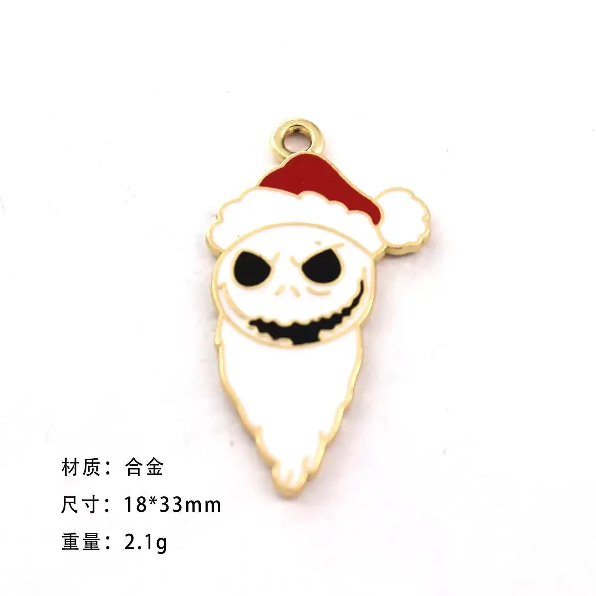 10 Pcs Cartoon Halloween Charm Pendants for DIY Jewelry Making Enamel Craft Supplies