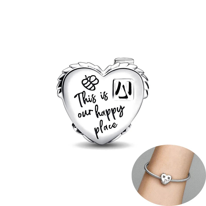 Charm Fit Original Bracelet Jewelry Accessories for Women - Castle Baby Carriage Windmill