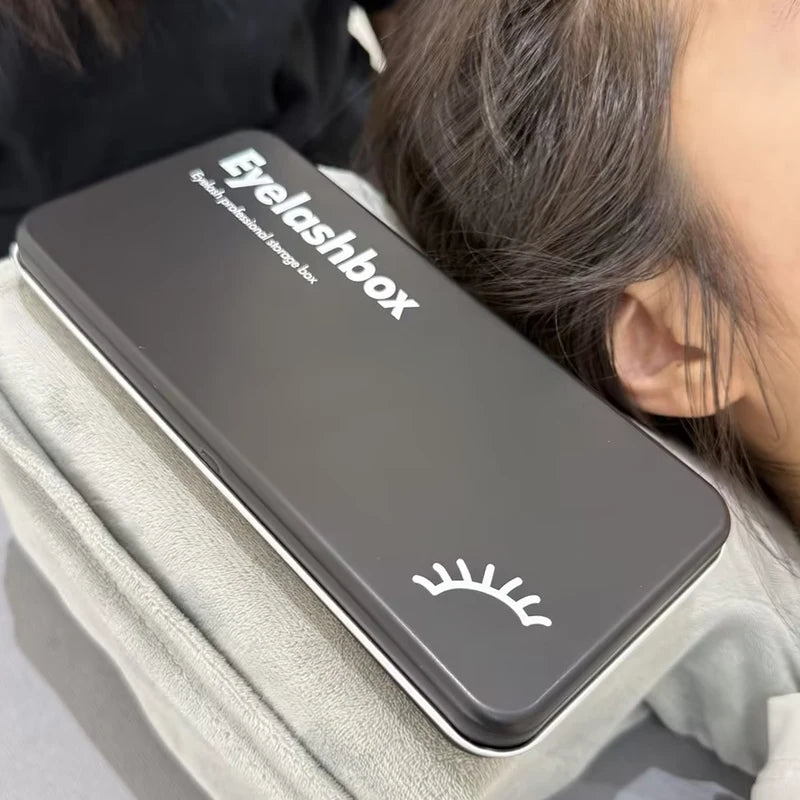 Magnetic Eyelash Extension Storage Box with Display Palette - Lash Organizer Case