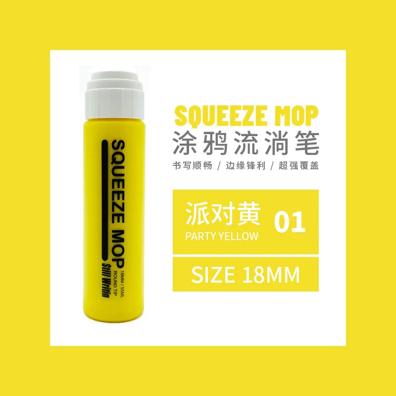Oil-Based Paint Pen with Refillable Ink - Round Head Signature Marker 18mm