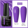 Colorful Gel Nail Polish Set - 7ml Glitter Semi-Permanent Manicure Colors