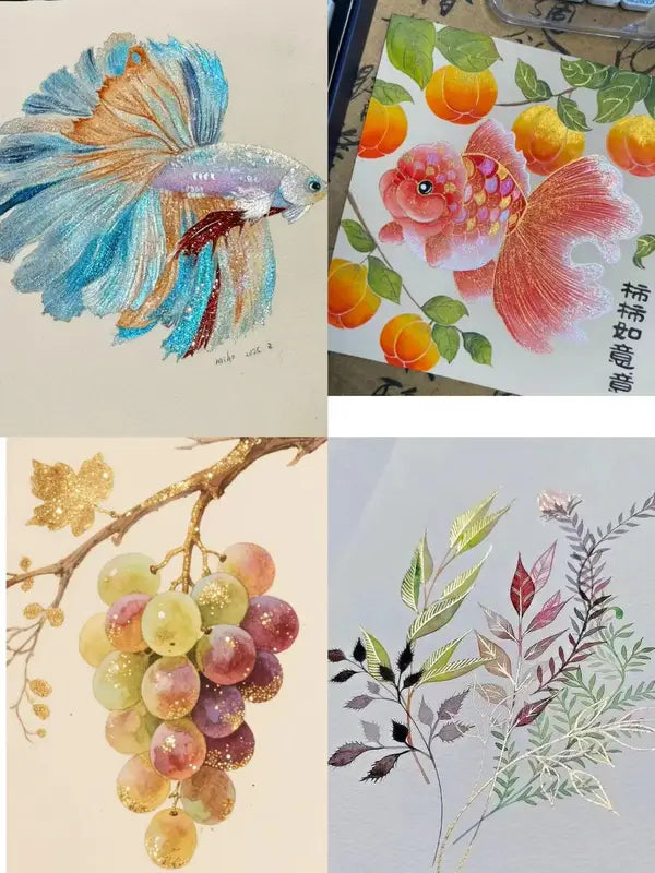 Watercolor Paint Set with 120 Colors in Wooden Box - Artistic Watercolor Art Supplies