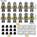 Medieval Corps Toy Figures & Shields - Humanoid Dolls for Kids, Birthday Gifts