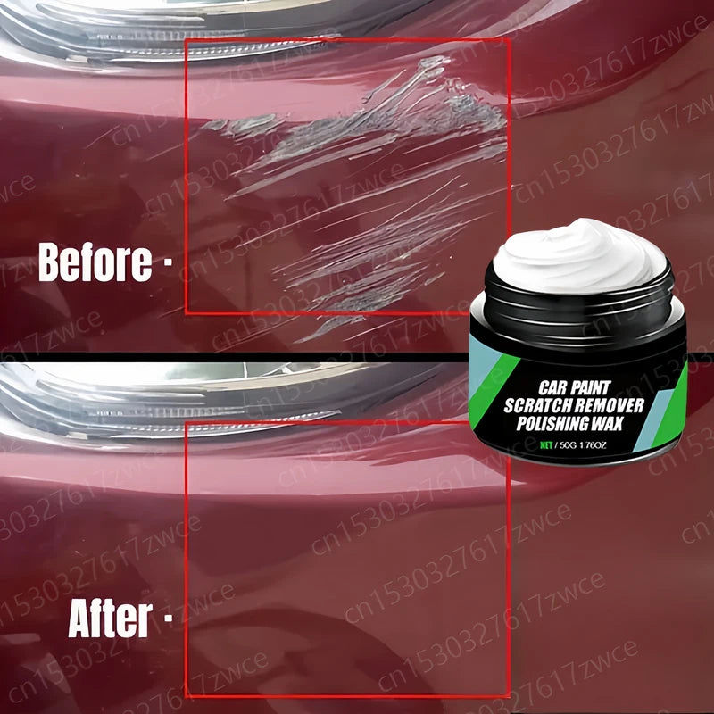 Car Scratch Remover Polish Wax for Light Paint Scratches & Stains - Restore Shine