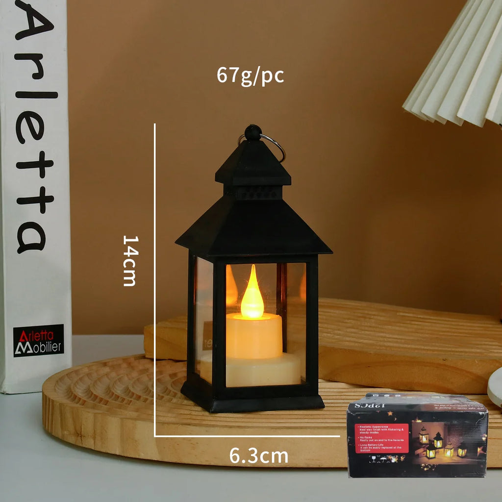Portable LED Candle Lamp Outdoor Lantern for Camping Garden & Decor