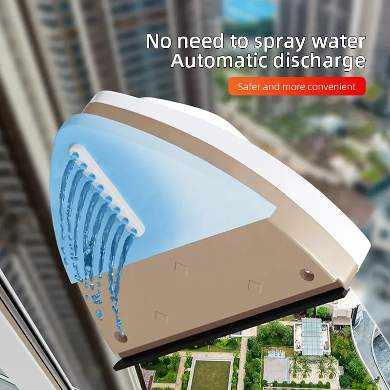 Magnetic Glass Window Cleaning Tool Double-Layer Wiper for Home Use