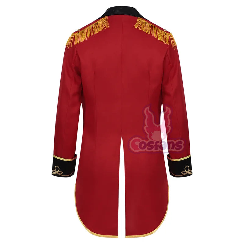 Circus Performance Costume Set for Men with Stand Collar Punk Style Cosplay