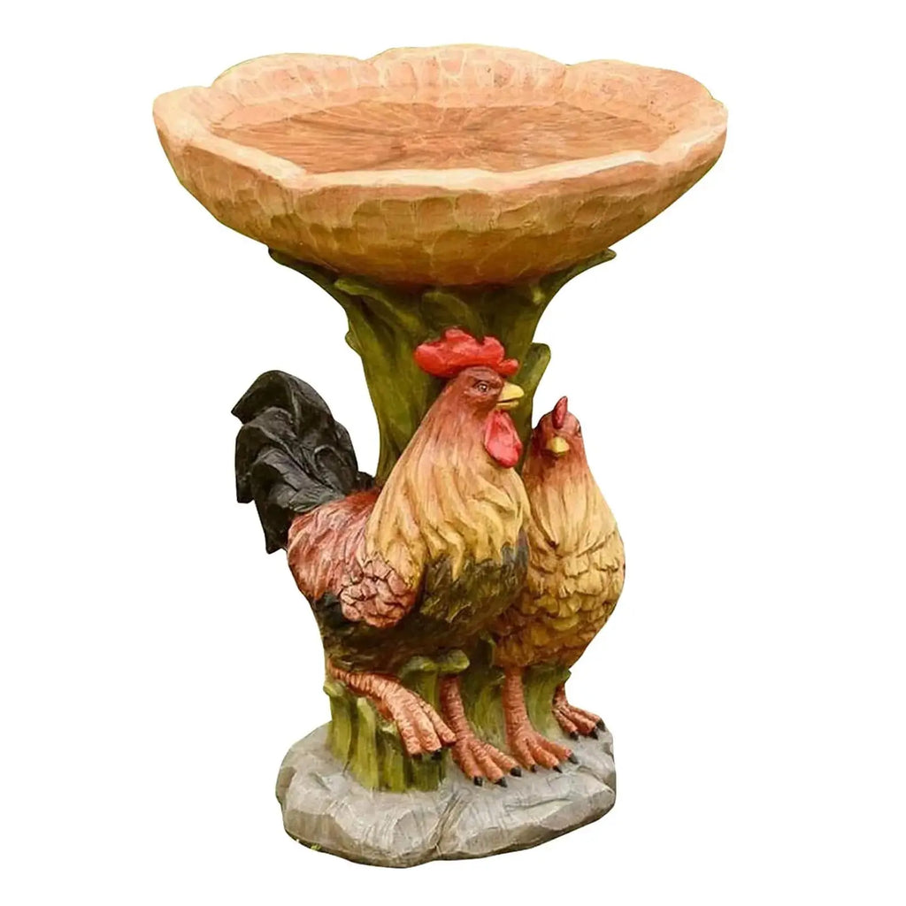 Outdoor Birdbath Garden Decor Water Fountain for Yard and Home