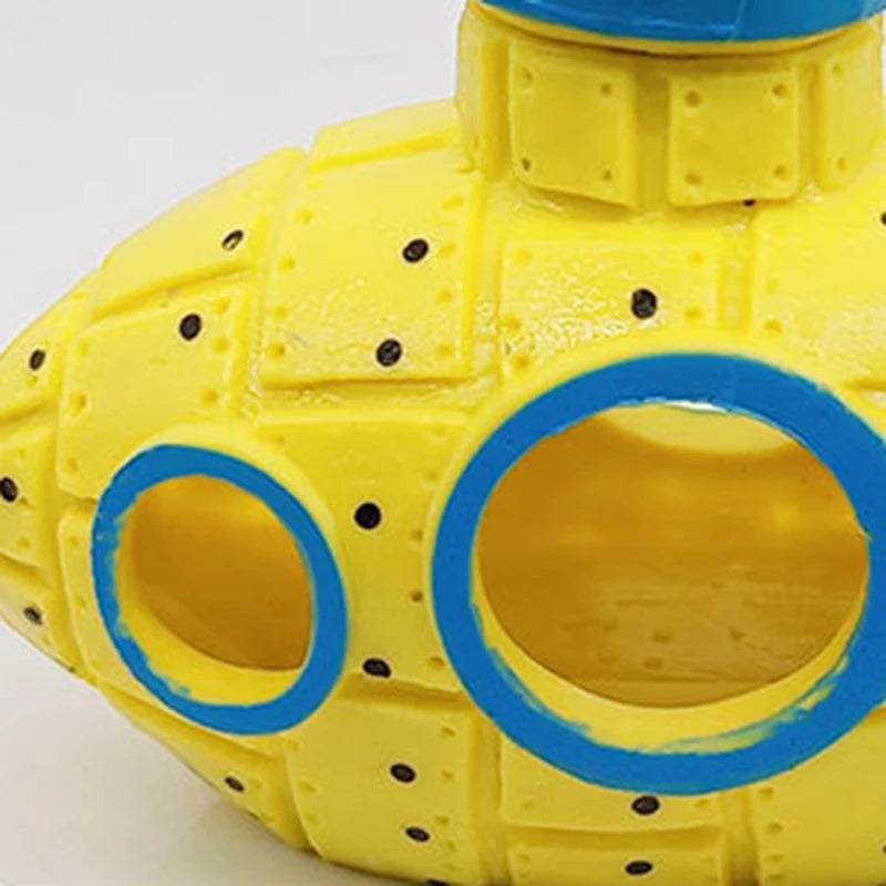 Aquarium Submarine Decoration Resin Fish Tank Scenic Ornament Shrimp Hideout