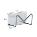 Wall Mounted Hair Dryer Holder Stainless Steel Storage Rack Bathroom Organizer
