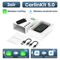 Wireless CarPlay & Android Auto Adapter for OEM Cars - Plug & Play WiFi Bluetooth
