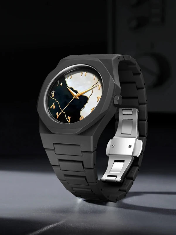 Men's Quartz Business Watch - Senior Style, Adjustable Strap, Multiple Colors