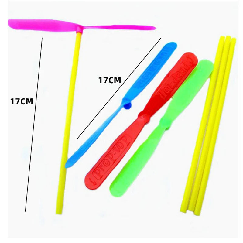 50 Pcs Outdoor Flying Dragonfly Propeller Toys Kids Game - Classic Plastic