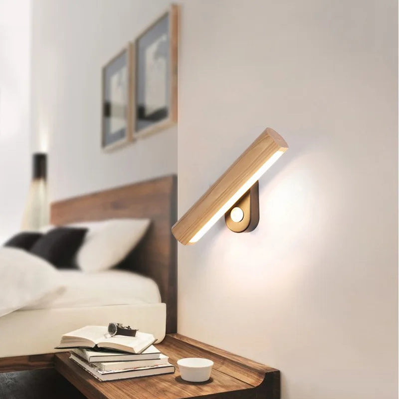 Modern Adjustable LED Wall Lamp with Switch for Indoor Home Decor