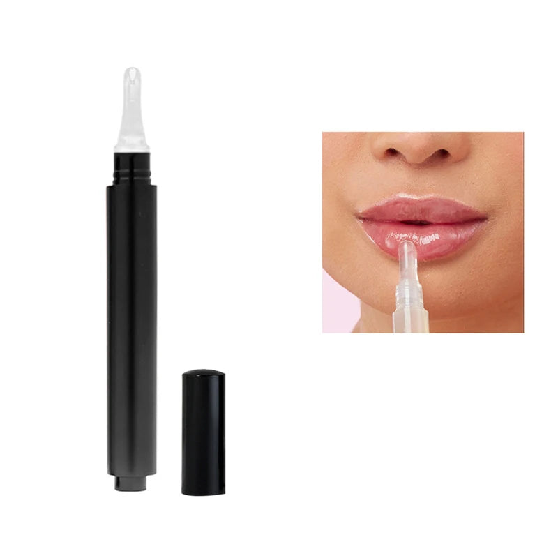 Vegan Lip Oil with SPF30, Moisturizing Nude & Matte Lip Gloss - Custom Logo
