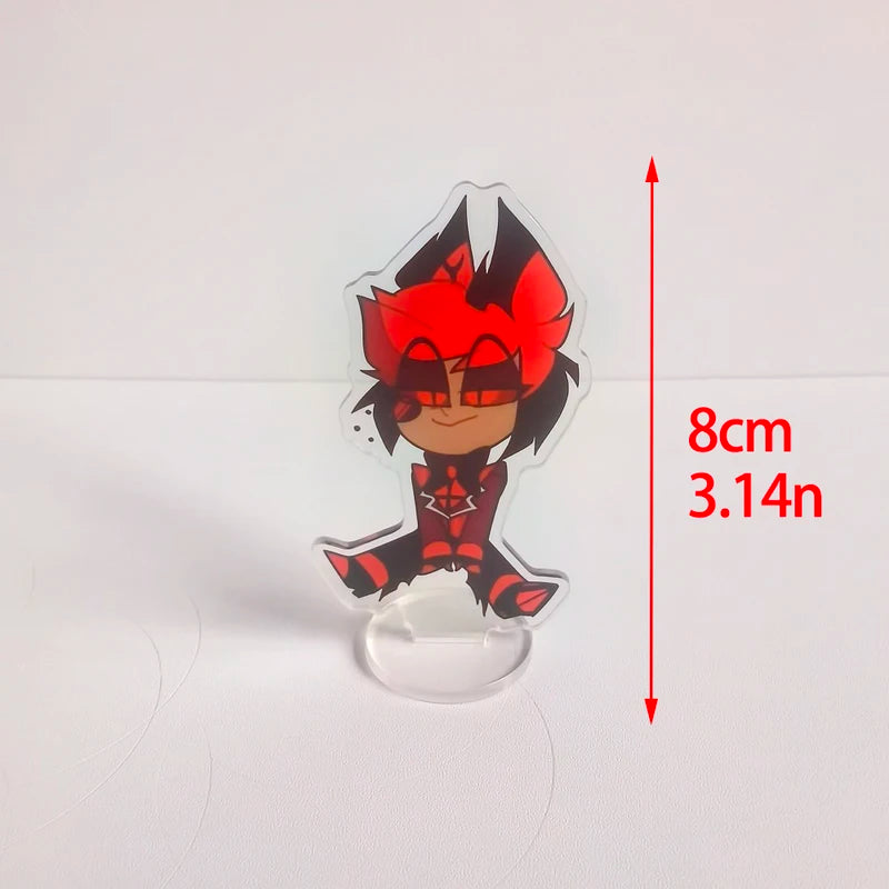 Anime Hazbin Hotel Alastor Morningstar Cosplay Acrylic Stand Cartoon Figure Birthday Gift Decor Collection