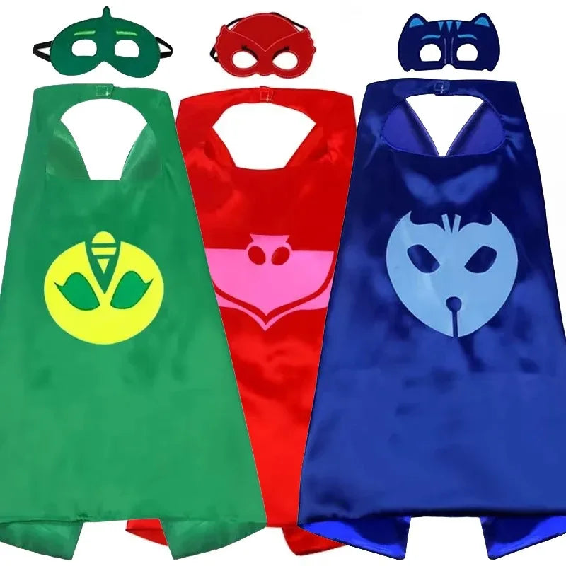 PJ Masks Role-Playing Costumes with Masks for Kids - Halloween, Birthday & Holiday Dress-Up