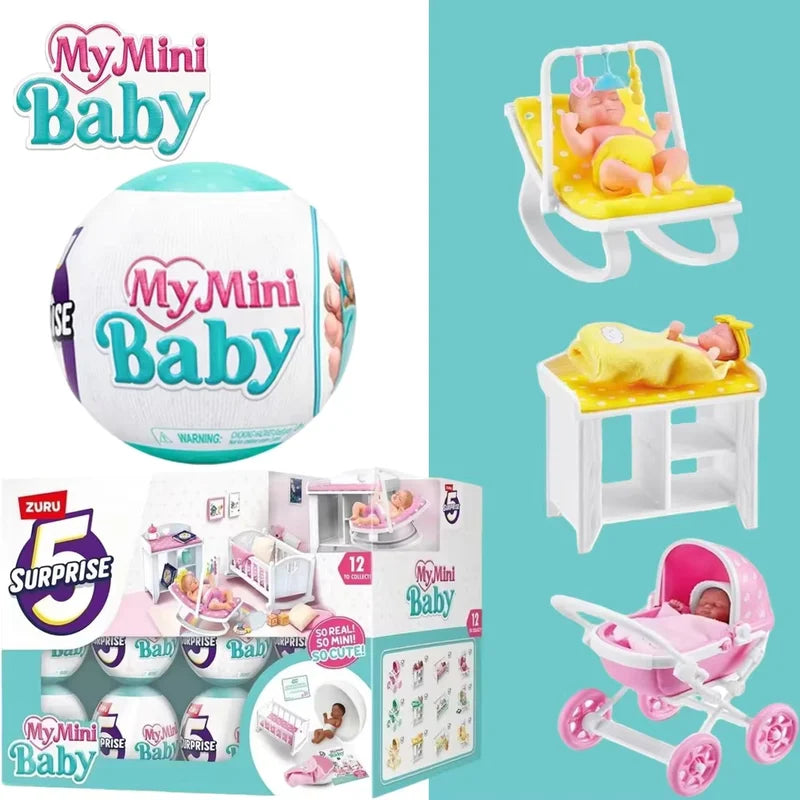 Mini Surprise Doll Toys – Zuru 5 Surprise Mini Brands Mystery Bling Gift