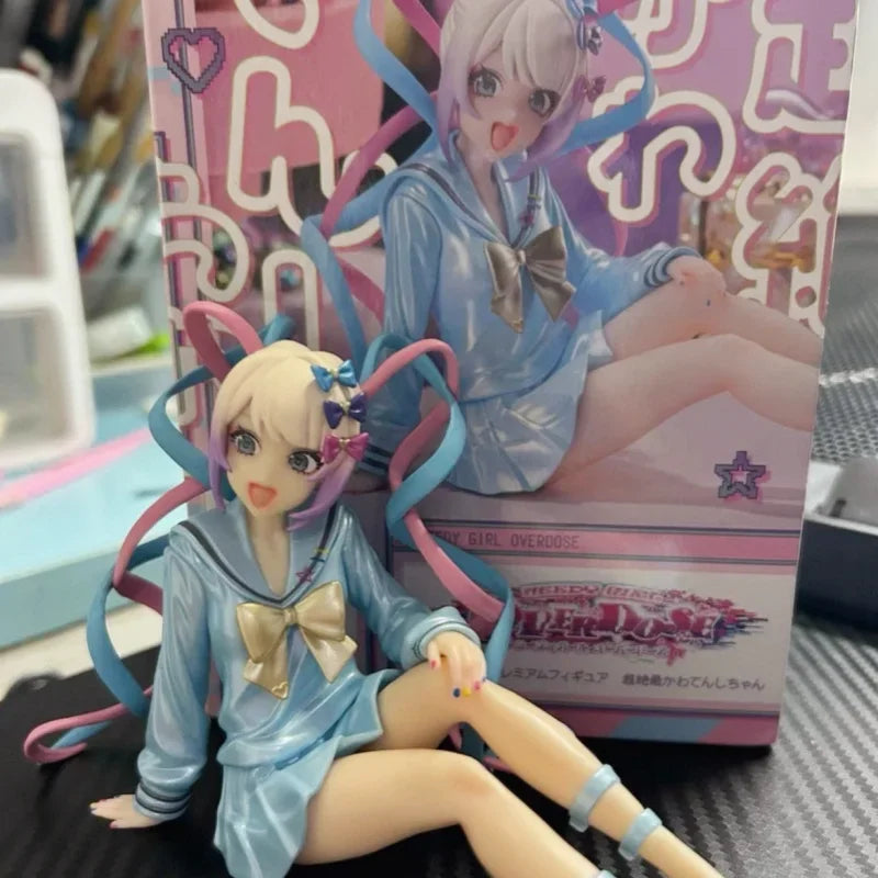 Anime Girl Action Figure Toy - Overload Kawaii Chibi Model with Multiple Colors