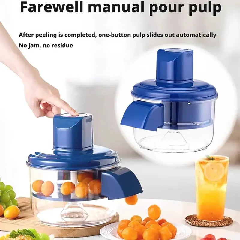 Electric Grape & Fruit Peeler Machine - Hands-Free Stainless Steel Skin Remover