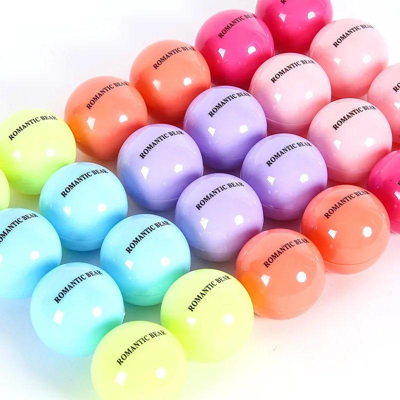 24Pcs Fruit Flavored Lip Balm Set - Natural Moisturizing & Lip Care for Girls & Kids