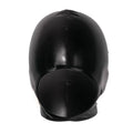 Open Mouth Leather Mask for Cosplay & Costume Party - Unisex Full Face Headgear