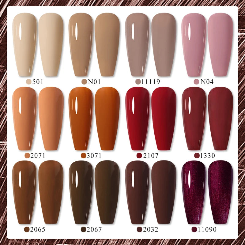 Gel Nail Polish 15ML - Semi-Permanent UV Soak Off Nail Varnish for Professional & Home Use