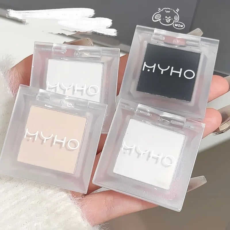 Monochrome Matte Eye Shadow Palette - Smoked, Brightening & Durable