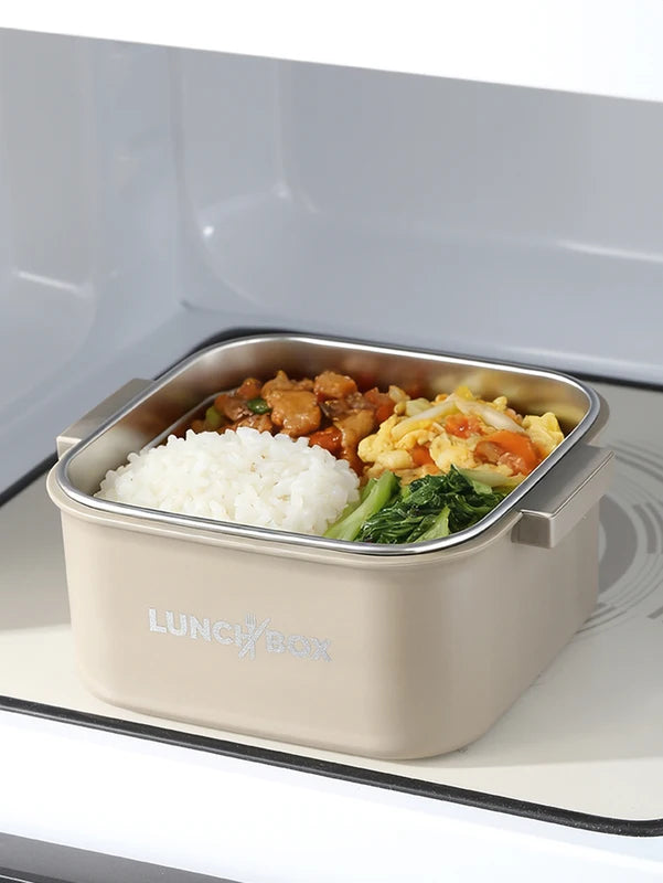 Insulated Stainless Steel Bento Box Set with Travel Lunch Bag - Multiple Colors
