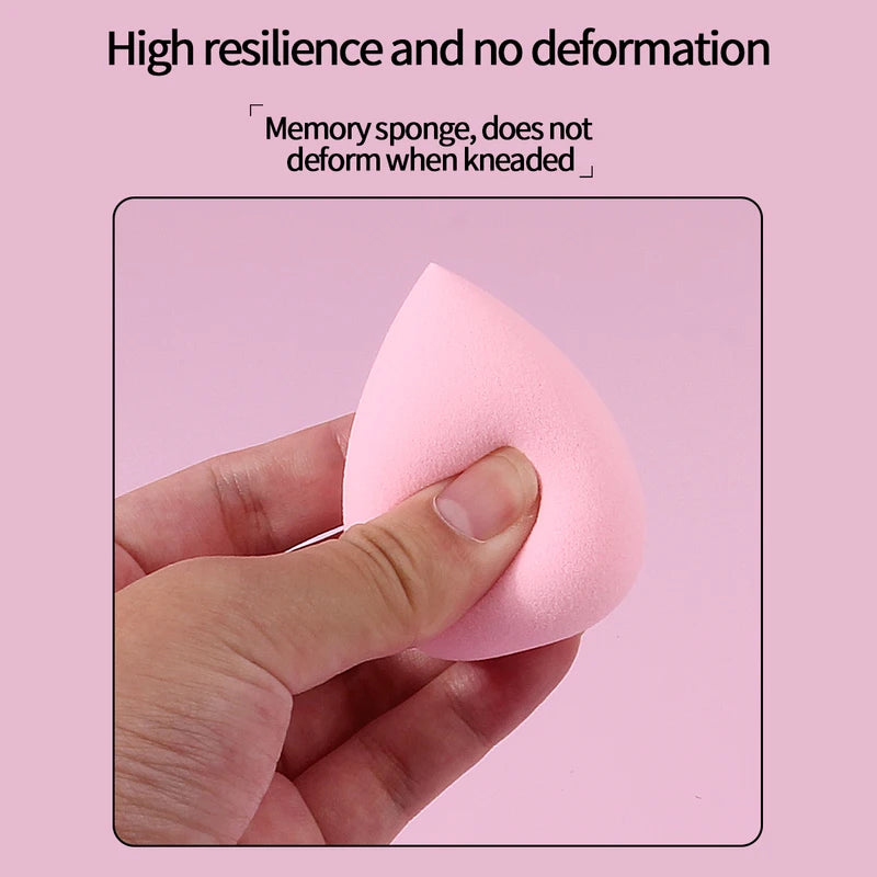 Large Soft Makeup Sponge Set - Portable Beauty Egg Collection, No Powder Sticking, Multiple Colors