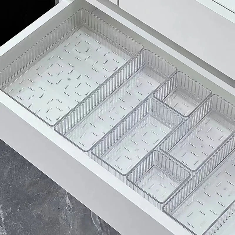 Modular Drawer Organizer Set for Makeup, Skincare, Kitchen & Bathroom Storage
