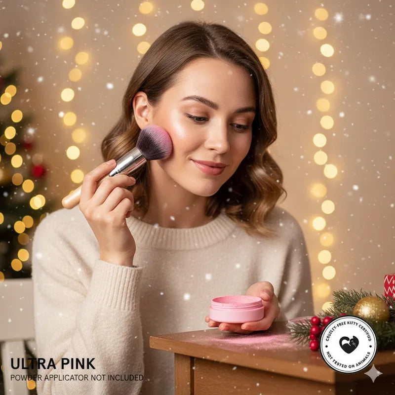 Blurring Setting Powder Ultra Pink for Fair to Medium Skin, Matte Finish