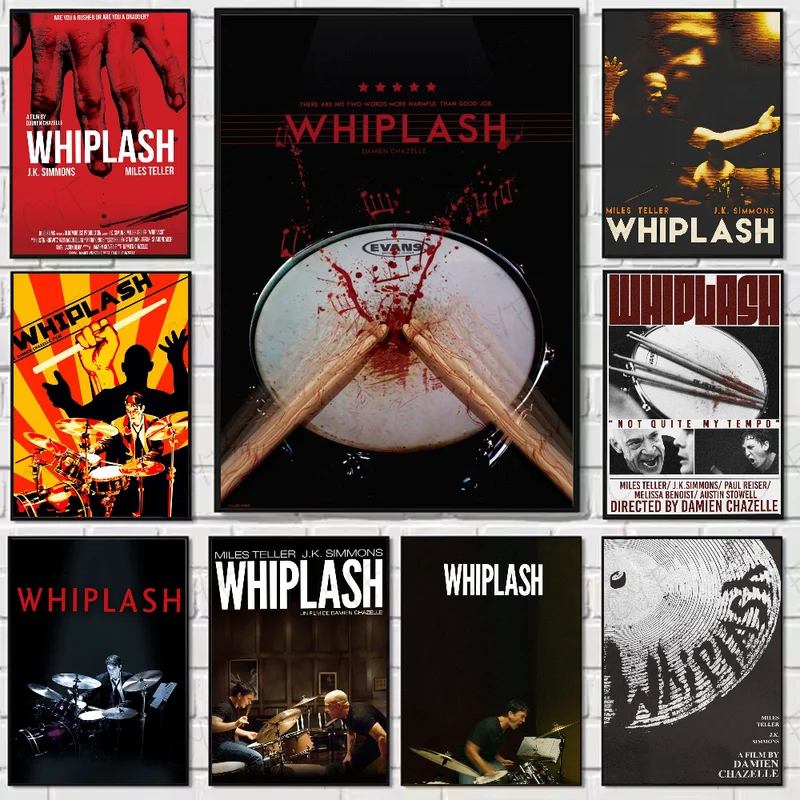 Classic Whiplash Movie Poster Wall Art for Home & Office Decor