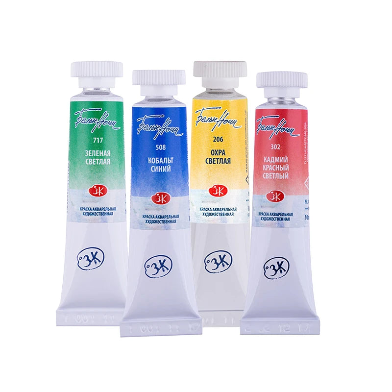 Russian White Nights Extra Fine Artists Watercolors - Granulating Colors 10ml Tubes, Special Series