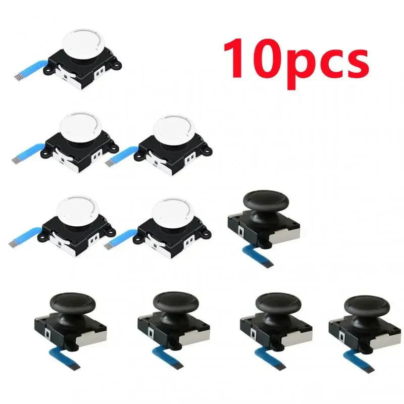 10Pc Replacement Joystick Set for Nintendo Switch Joy-Con Analog Thumb Sticks