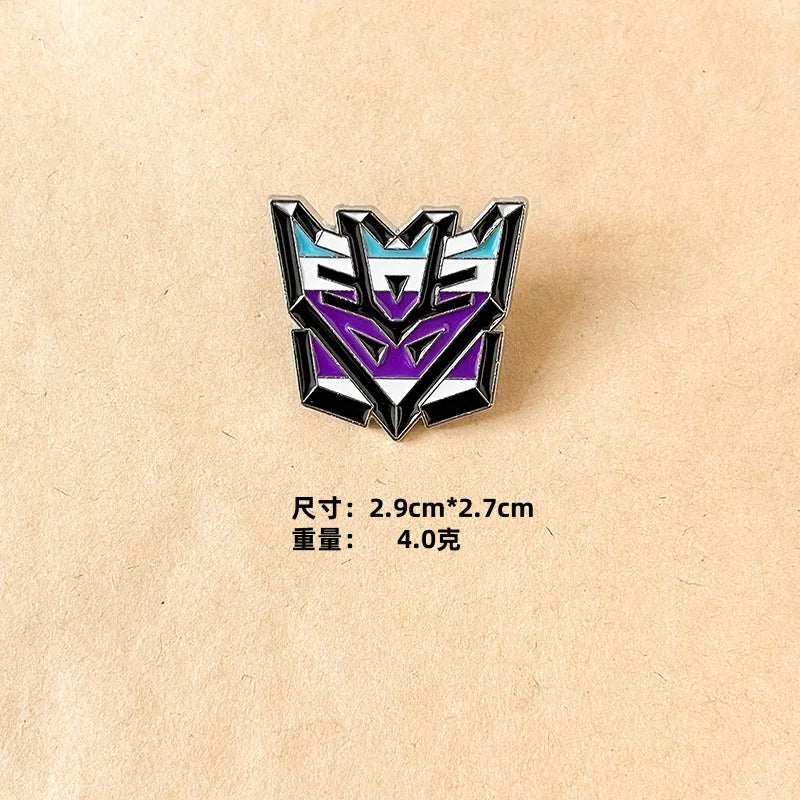Transformers Optimus Prime Enamel Pin Brooch for Men Women Collectible Badge Gift