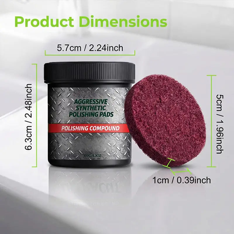 Multi-Functional Furniture & Appliance Wax - Scratch Remover & Polish for Countertops, Wood & Metal Surfaces