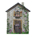 Miniature Fairy Garden Door with Engraved Design - Lawn Ornament & Yard Decor