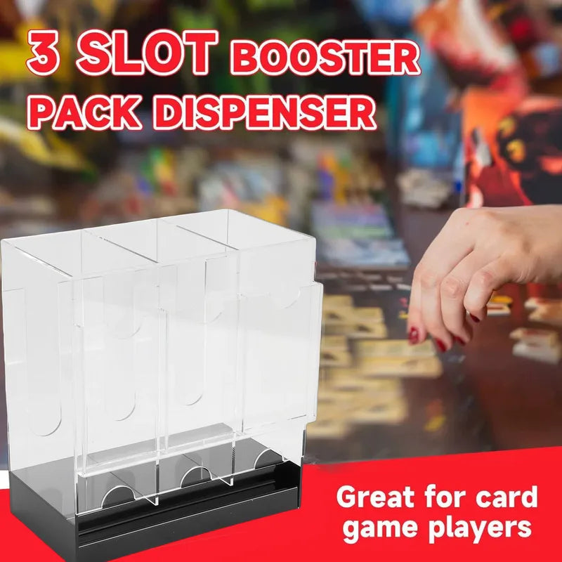 Acrylic Card Display Holder Organizer for Trading & Sports Cards - 3 Slots