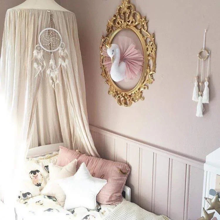 Kids Room Wall Decor Swan Doll Art Hanging for Nursery & Baby Room