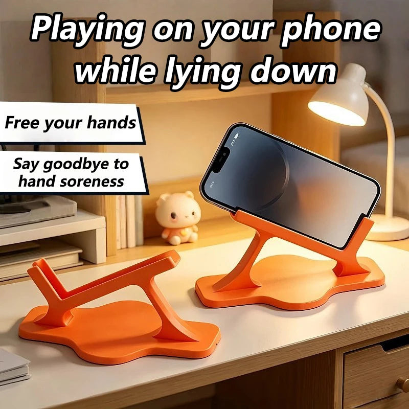 Bed Lazy Phone Stand for Side Lying - Stable Ergonomic Hands-Free Holder